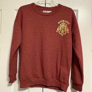 Womens Wizarding World Of Harry Potter Sweatshirt Size XS Pullover Maroon